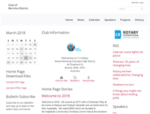 Tablet Screenshot of berrimadistrictrotary.com